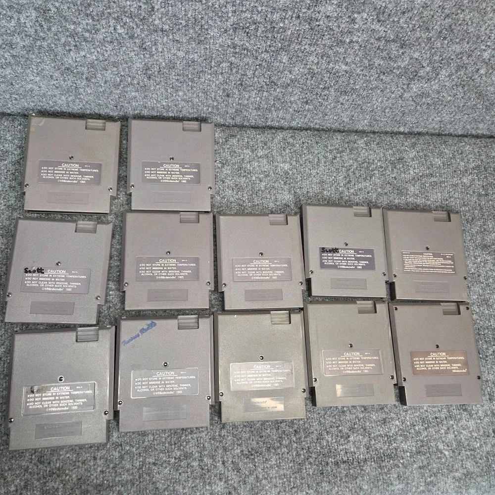 Nintendo NES Authentic Lot‎ of 12 Little Mermaid Faxandu Festers Quest and More